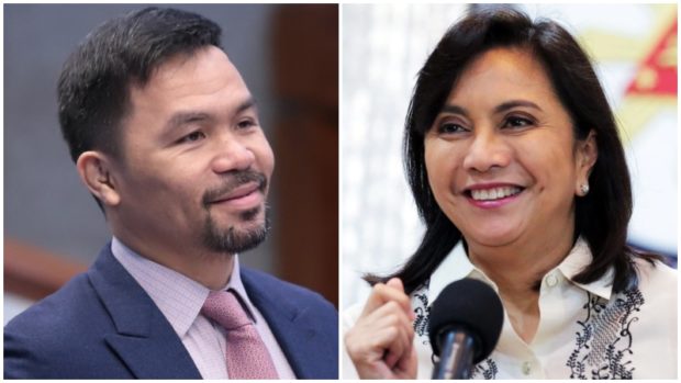 If she weren’t running for President, Robredo says she would vote for Pacquiao