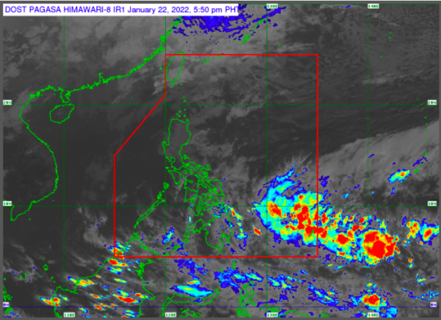 LPA may enter PAR on Saturday, bringing cloudy skies, rains to Caraga, Eastern Visayas