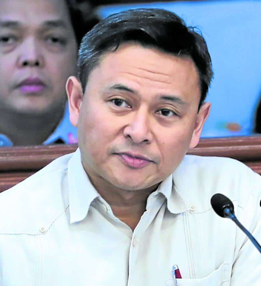 Angara denies links with flood control projects