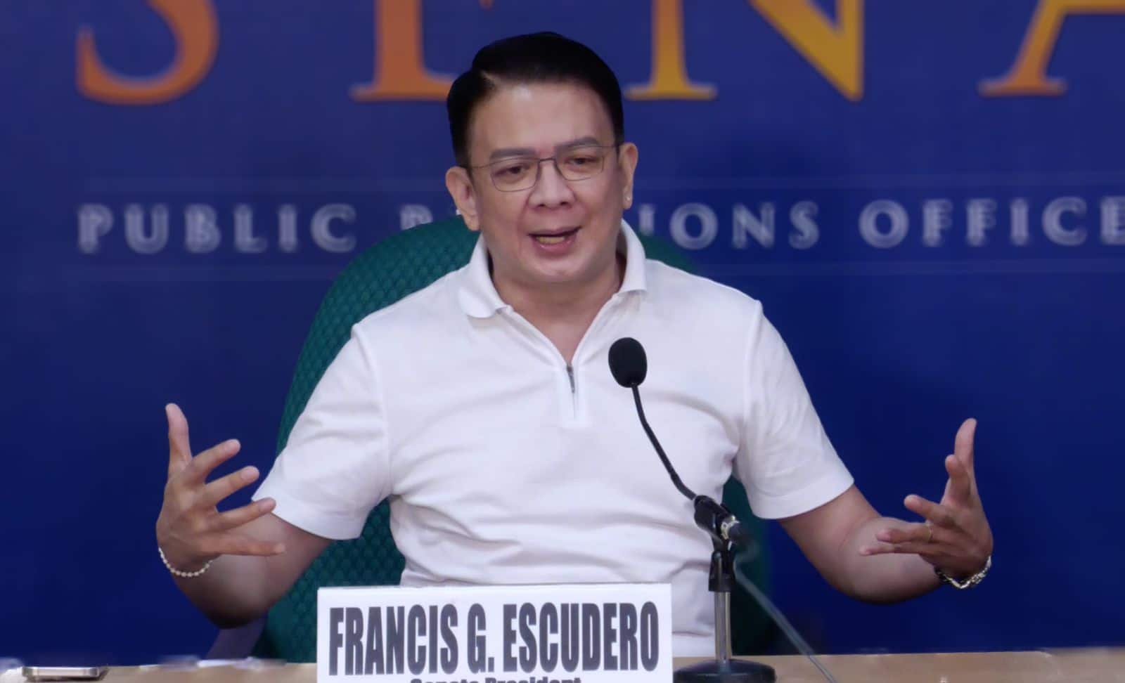 Escudero lauds INC rally: Call for peace, unity is what PH needs now