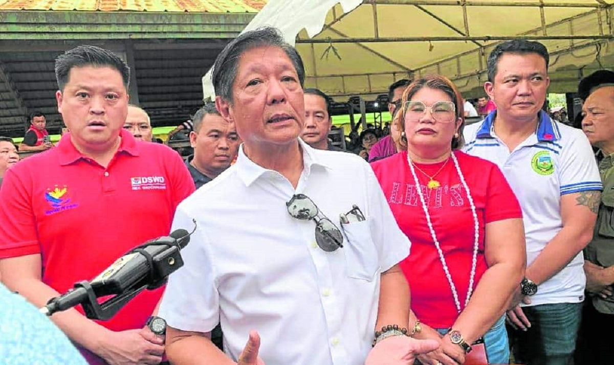 Marcos eyes permanent shelters for Kanlaon evacuees