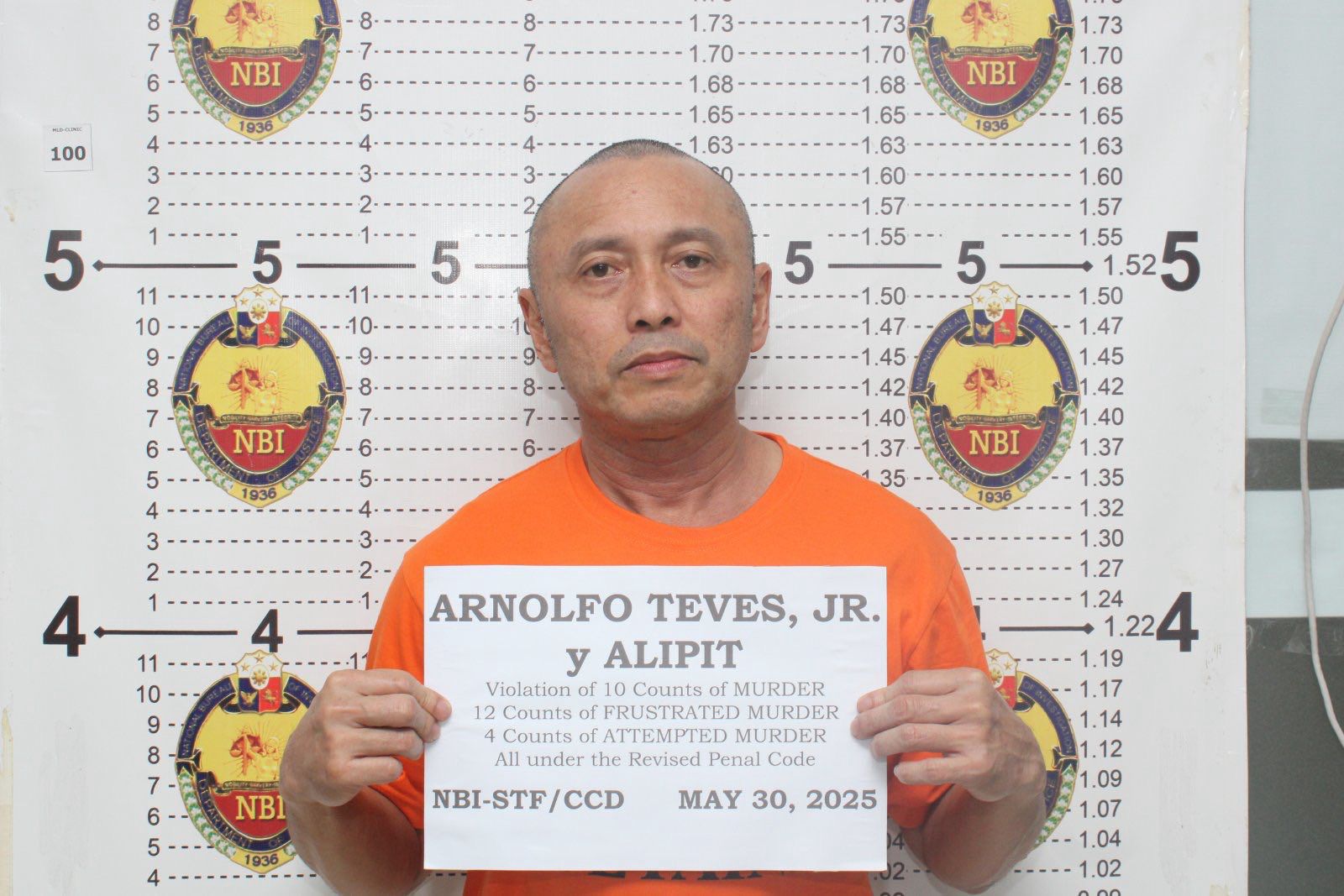Teves now at NBI detention facility in New Bilibid Prison