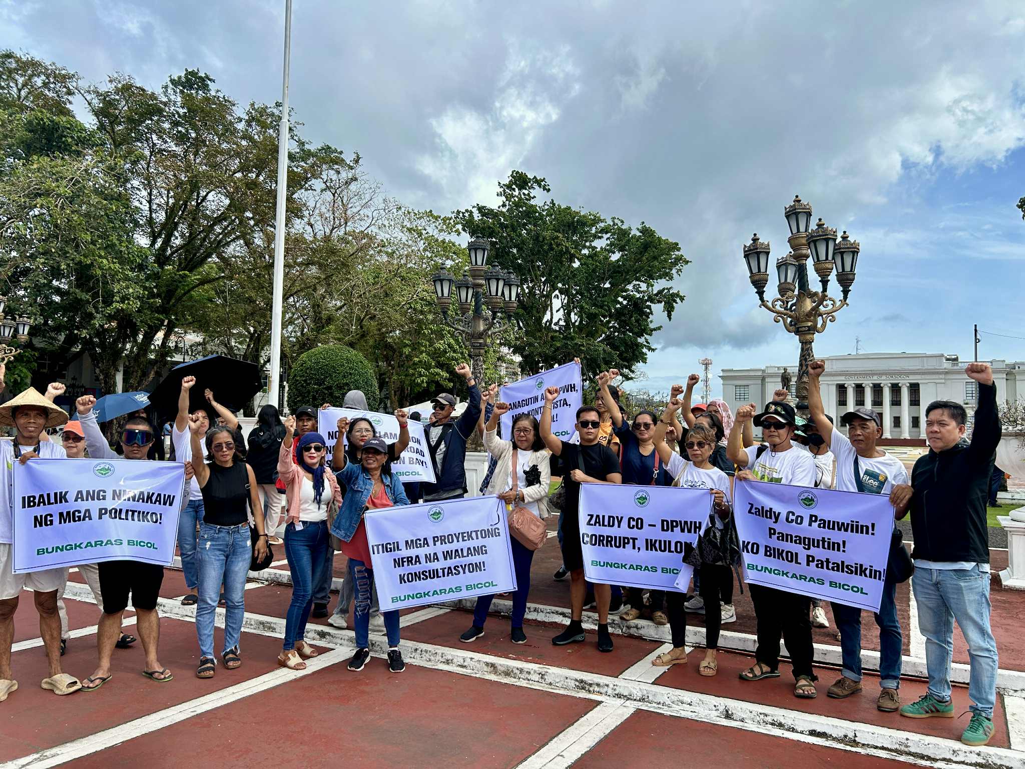 Bicol green groups hold rally vs ‘harmful’ infra projects, corruption