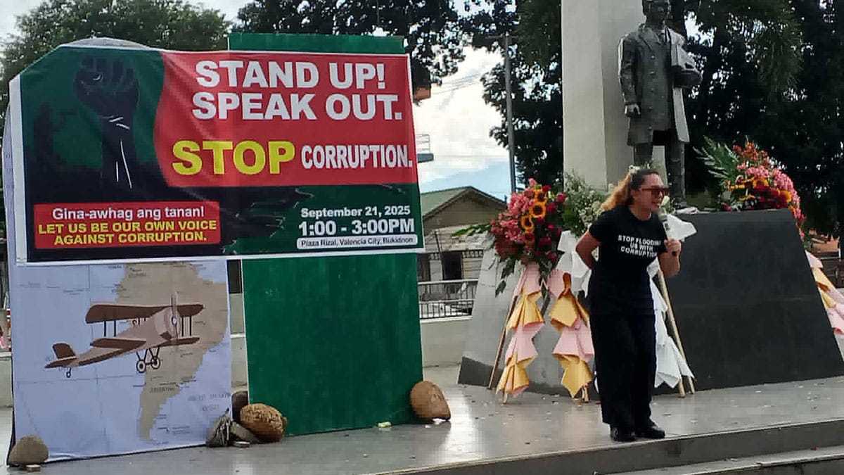 Stand up, speak up: Flood-hit Valencia City joins anti-corruption drive