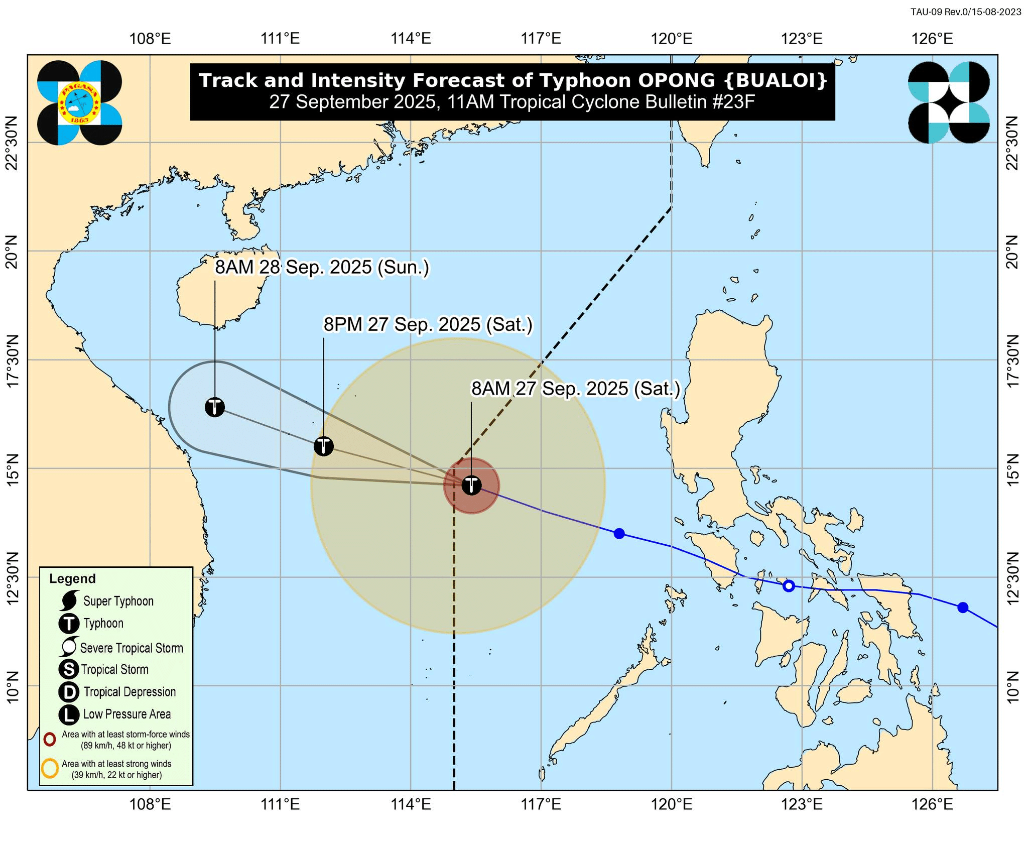 Opong exits PAR; no more wind signals hoisted