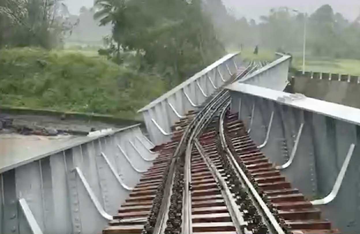 PNR suspends CamSur-Albay operations due to typhoon-damaged tracks