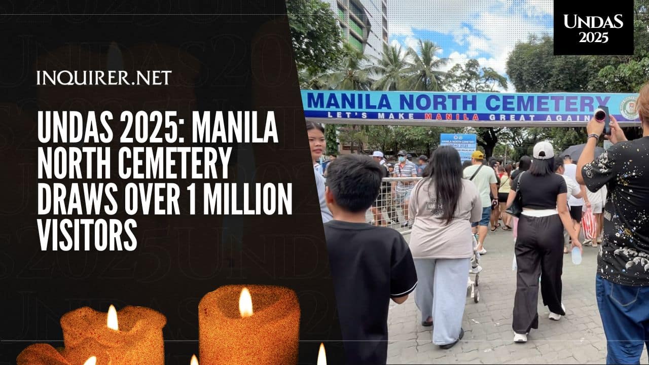 WATCH: Manila North Cemetery draws over 1 million visitors