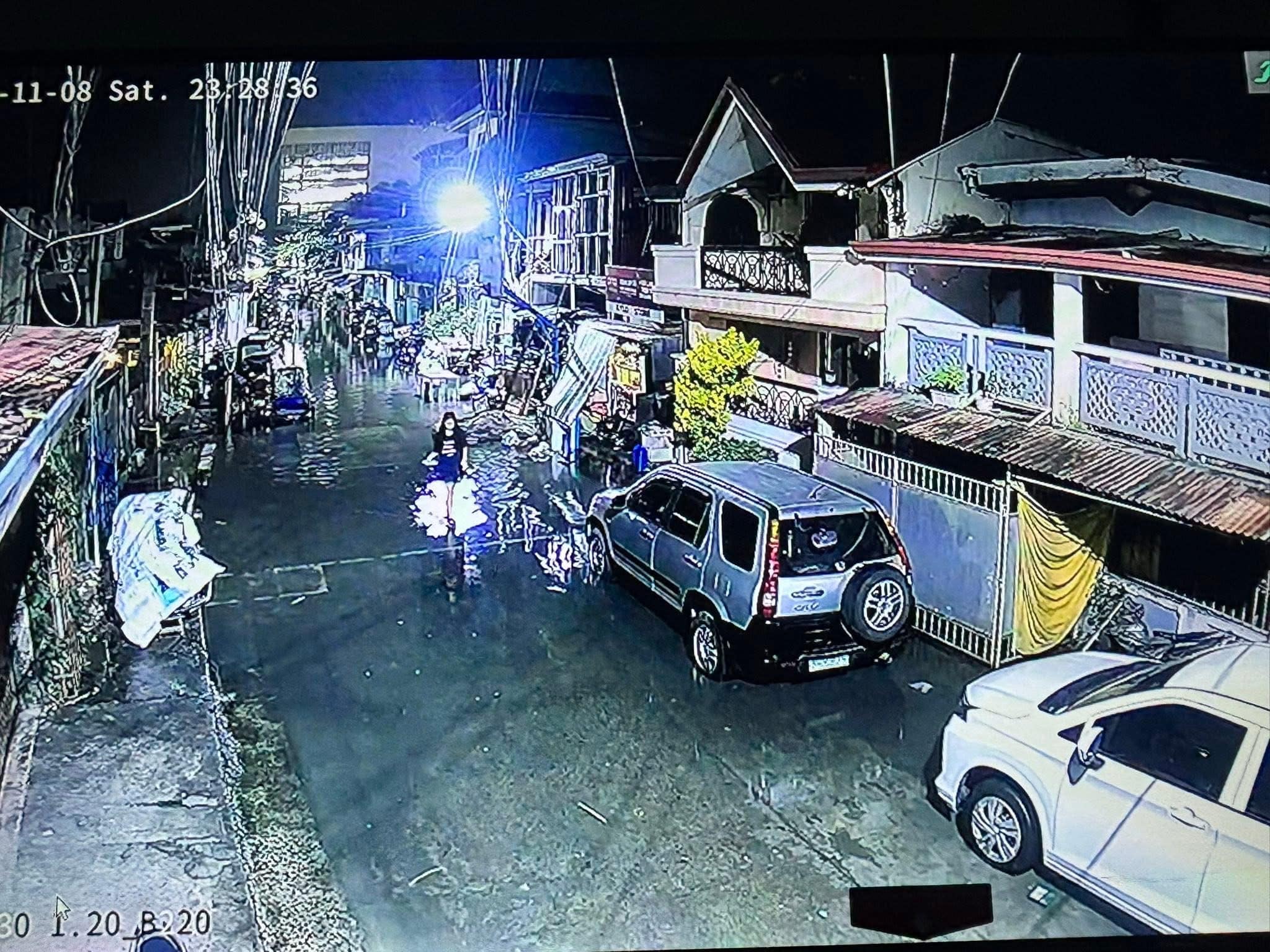 LOOK: Floods hit Olongapo village due to high tide ahead of ‘Uwan’