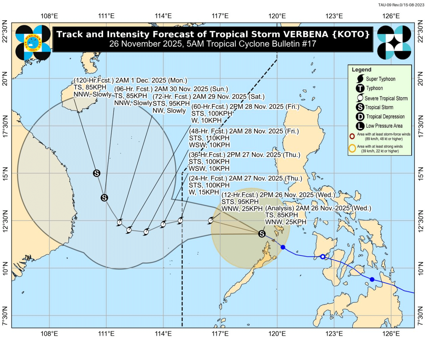 Typhoon Uwan weakens over WPS; Signal No. 3 in 3 Northern Luzon areas