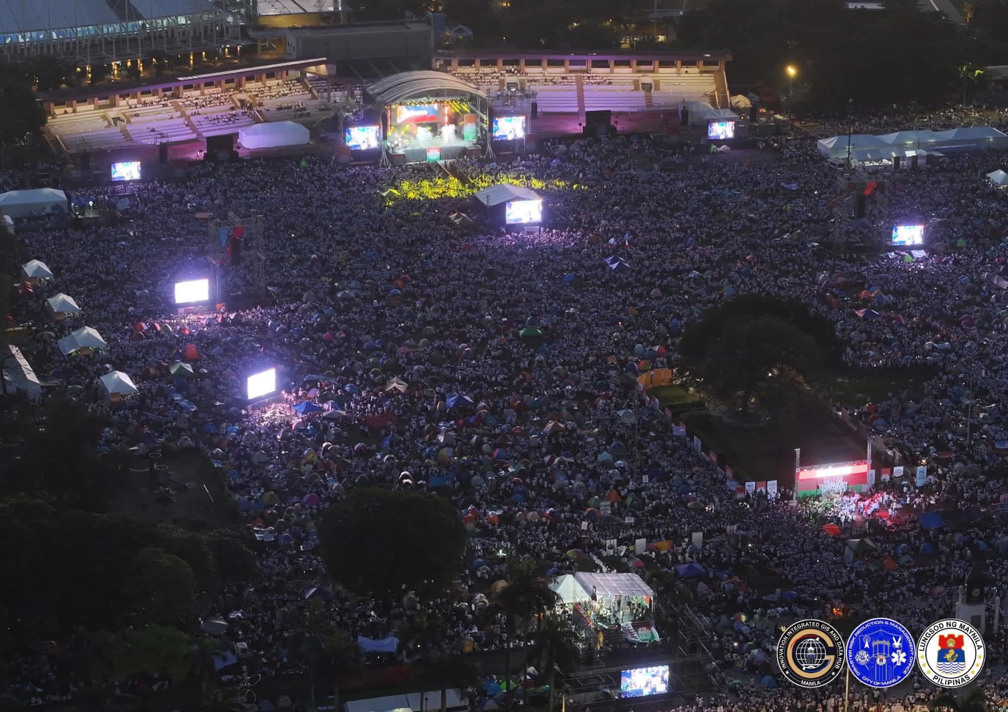 INC rally crowd surpasses half-million mark