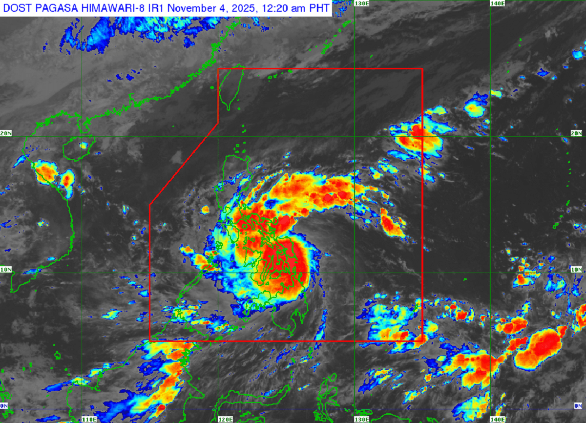 Signal No. 4 up in 7 areas in Vis-Min as Tino nears land