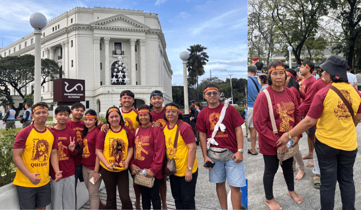 Nazareno 2026: Family from Masbate walks barefoot in Manila Traslacion