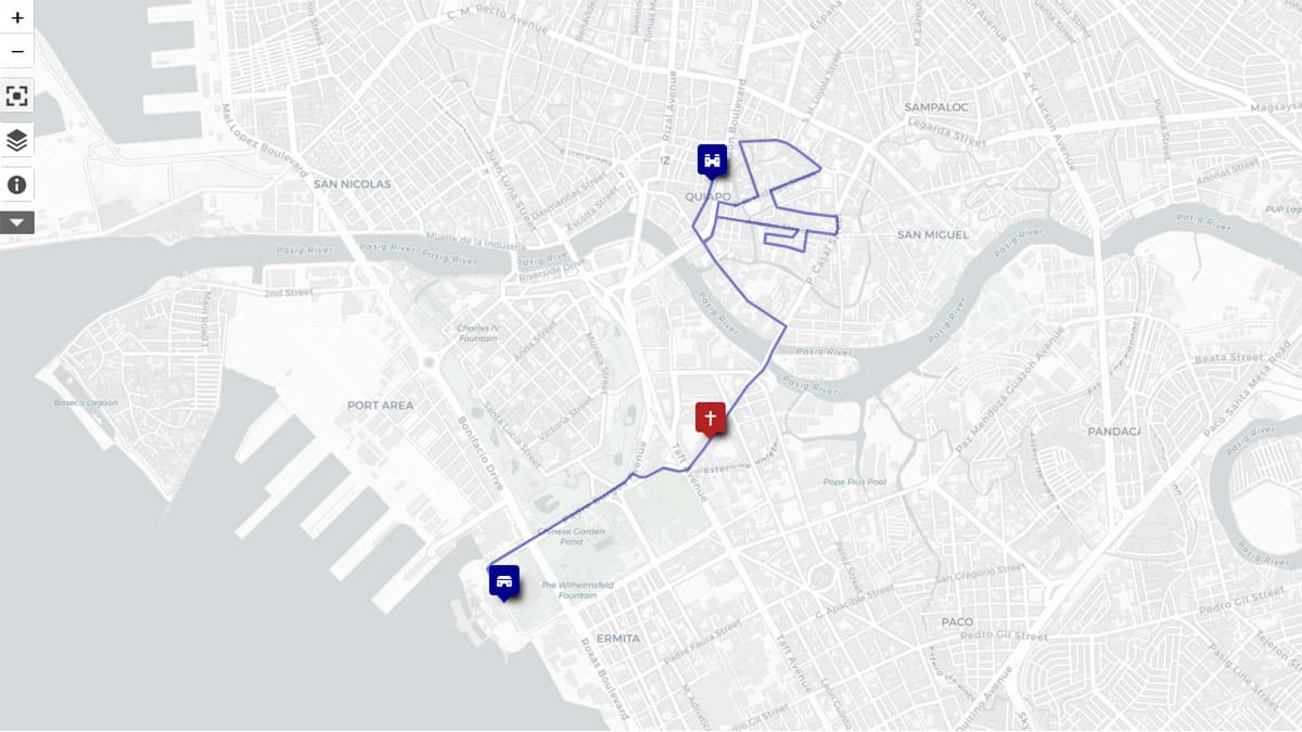 ‘Traslacion’ live map: Nazareno devotees now on Ayala Boulevard