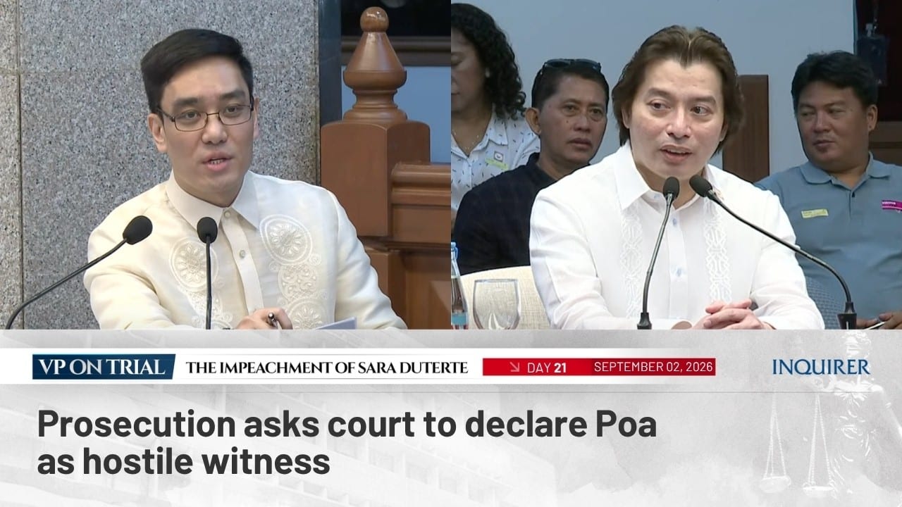 WATCH:  Prosecution asks court to declare Poa as hostile witness